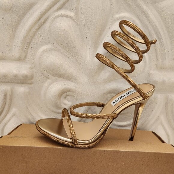 Steve Madden Women's Exotica Ankle Wrap Stiletto Dress Sandals. NIB. Size 6 - Picture 6 of 14